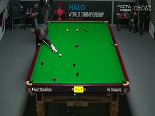 24-25赛季斯诺克世锦赛资格赛第三轮 斯科特·唐纳森9-10贺国强（第二阶段） 20250414