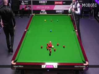 2025斯诺克英国公开赛64进32 罗伯特·米尔金斯2-4安东尼·科瓦尔斯基 20250924
