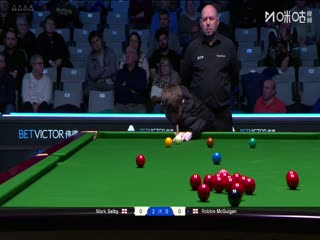 斯诺克苏格兰公开赛第一轮64进32 马克·塞尔比4-1罗比·麦圭根 20251216