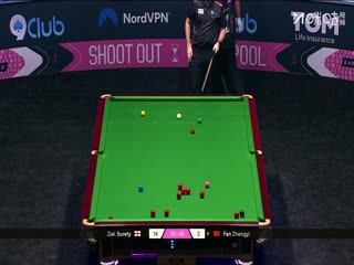 斯诺克单局限时赛64进32 扎克·舒尔第14-90范争一 20251213