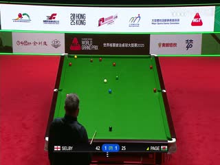 斯诺克世界大奖赛32进16 马克·塞尔比4-3杰克逊·佩吉  20250305