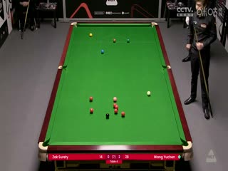 斯诺克威尔士公开赛资格赛 扎克·舒尔第2-4王雨晨 20250204