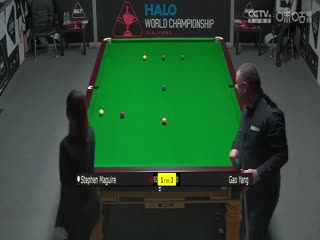 24-25赛季斯诺克世锦赛资格赛第三轮 斯蒂芬·马奎尔3-6高阳（第一阶段） 20250414