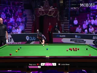 斯诺克单局限时赛64进32 庞俊旭43-7乔丹·布朗（乔迁） 20251212
