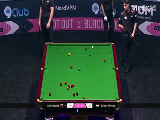 斯诺克单局限时赛64进32 利亚姆·戴维斯9-52布尔丘·雷维斯 20251213
