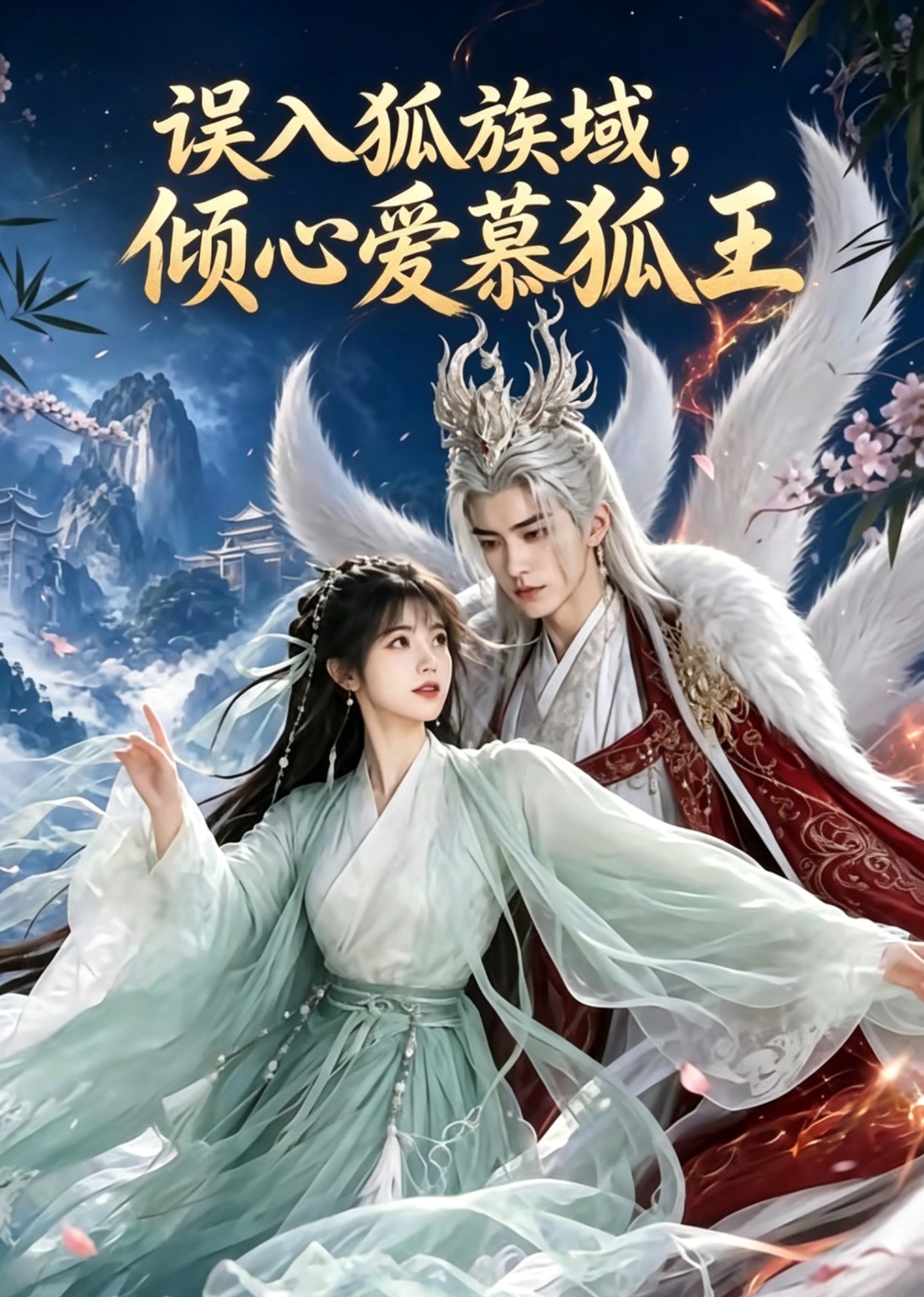 误入狐族域，倾心爱慕狐王