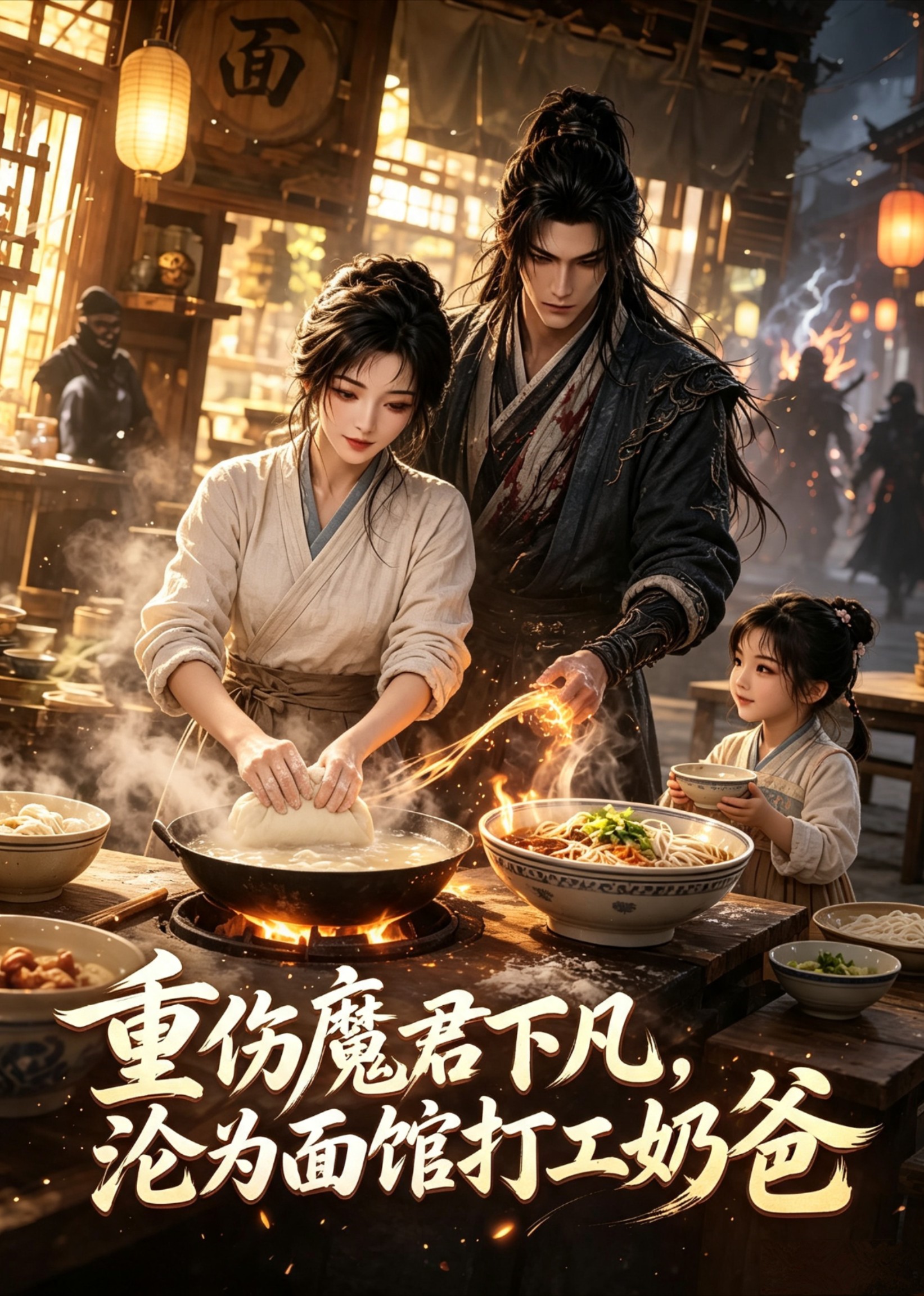 重伤魔君下凡,沦为面馆打工奶爸