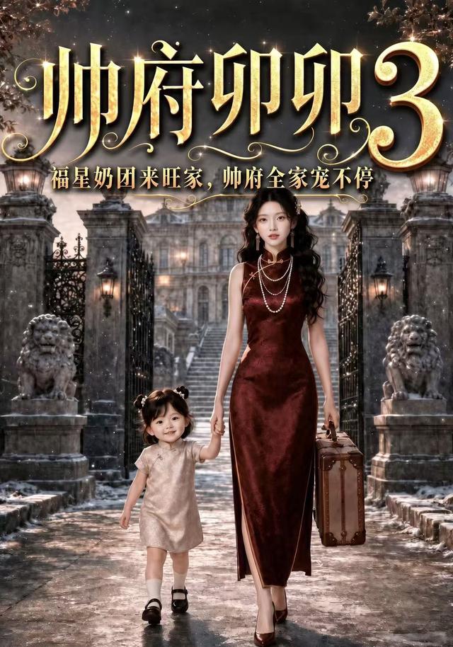 帅府卯卯3福星奶团来旺家，帅府全家宠不停
